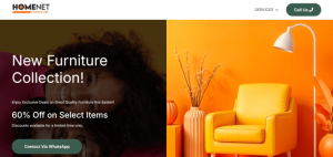 homenet furniture web design in kenya